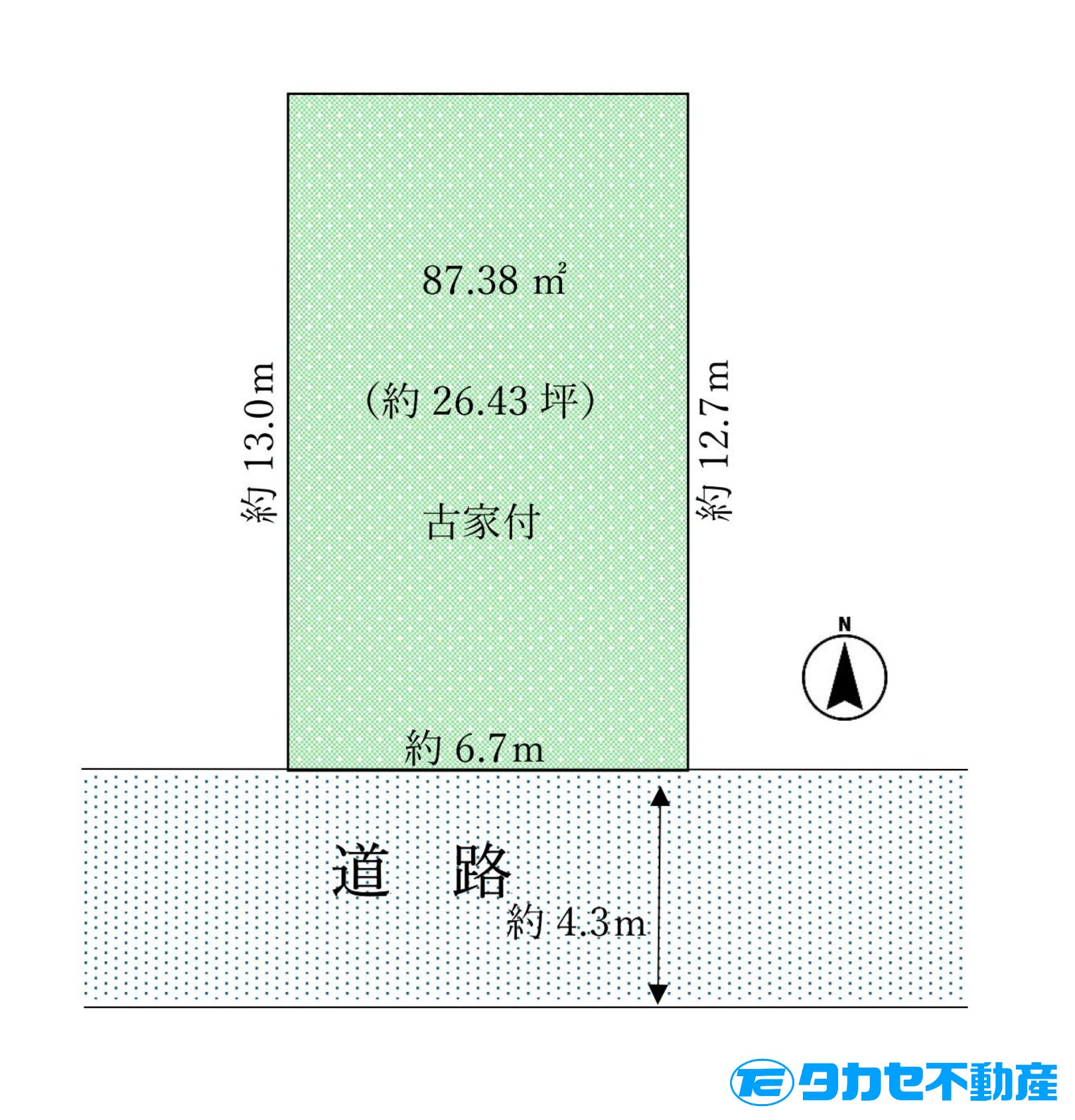 橿原市石原田町　売土地